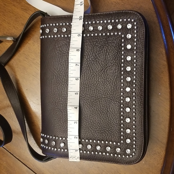 Brown leather western bag NWT - Picture 11 of 16